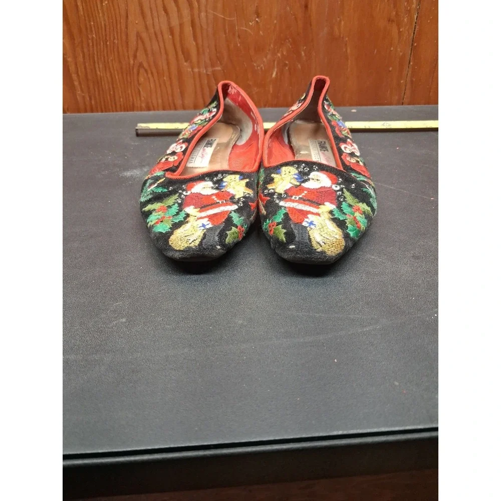 Frankie And Baby Beverly Feldman Womans Christmas Flats/Shoe's